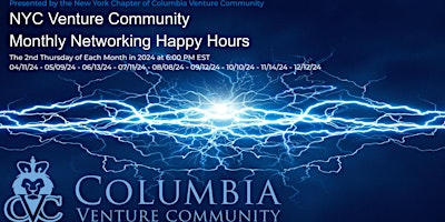 Immagine principale di CVC-NY Presents: NYC Venture Community Monthly Networking Happy Hours 