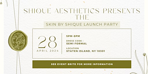 Imagem principal do evento Skin by Shique Launch Party