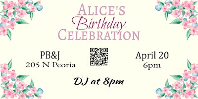 Alice's Birthday Celebration primary image