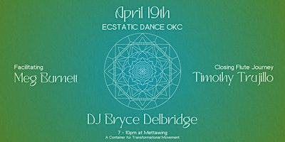 Primaire afbeelding van Ecstatic Dance OKC - April Dance