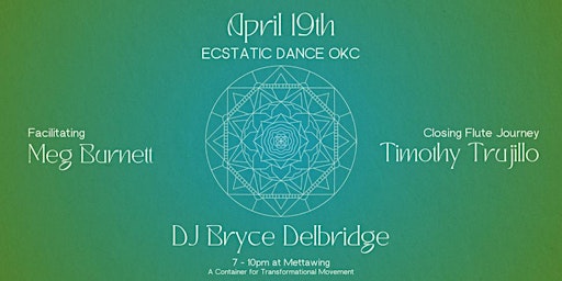 Imagem principal do evento Ecstatic Dance OKC - April Dance