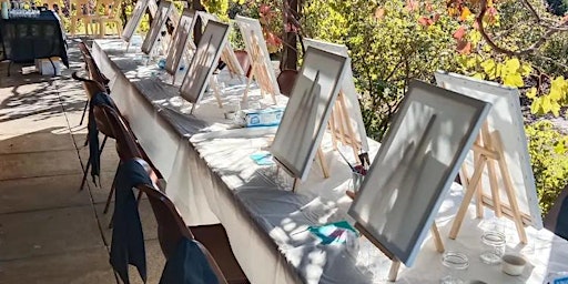 Image principale de Mother's day High tea and paint 12/5/24 - Santorini