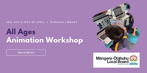 Hauptbild für Animation Workshop at Ōtāhuhu Library!