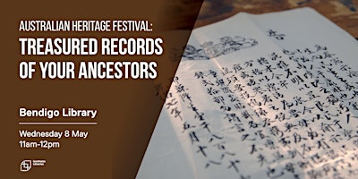 Imagem principal do evento Treasured records of your ancestors