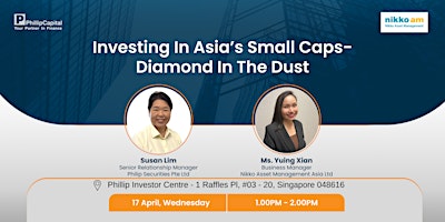 Imagen principal de Investing in Asia’s Small Caps-Diamond in the Dust (Live Seminar )