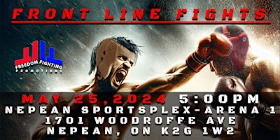 Image principale de Front Line Fights - Boxing Event