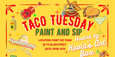 Immagine principale di Taco Tuesday Paint & Sip 