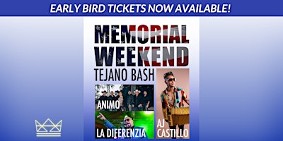 Imagem principal do evento Memorial Weekend Tejano Bash