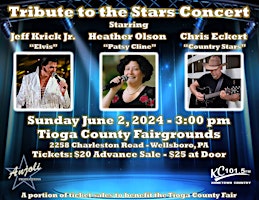 Tribute to the Stars Concert, June 2nd, Wellsboro PA primary image