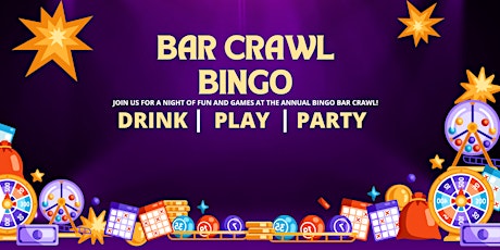 San Francisco Official Bar Crawl Bingo
