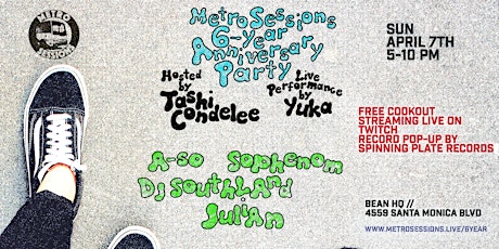 Metro Sessions 6-Year Anniversary Cookout