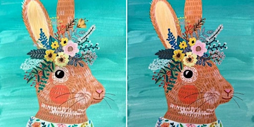 Acrylic Bunny Painting Workshop-Easter  primärbild