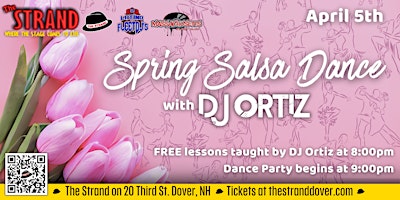 Hauptbild für Salsa Spring Dance with DJ Ortiz at the Strand