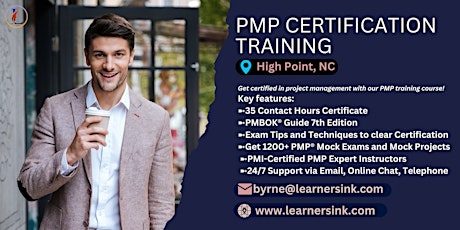 PMP Exam Preparation Training Classroom Course in High Point, NC