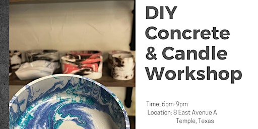 Primaire afbeelding van Concrete & Candles Workshop