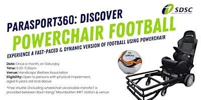 Imagem principal do evento Parasport 360: Discover Powerchair Football