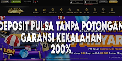 Primaire afbeelding van TRISULA88 Daftar Bonus New Member 100 Garansi Kekalahan TRISULA88