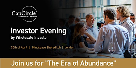 CapCircle Investor Evening - London primary image