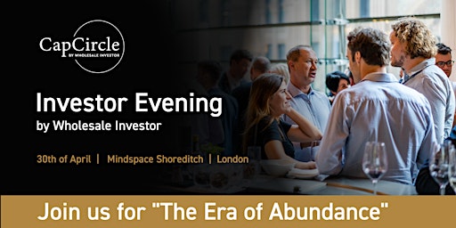 Imagem principal de CapCircle Investor Evening - London