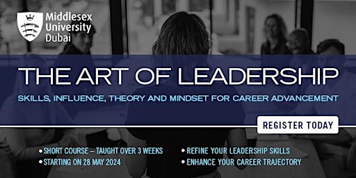 The Art of Leadership Programme at Middlesex University Dubai primary image