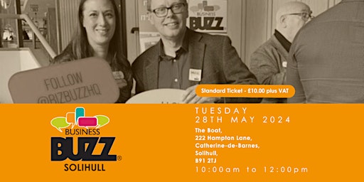 Business Buzz In Person Networking - Solihull primary image