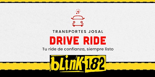 Imagen principal de Transporte para BLINK-182 / PALACIO DE LOS DEPORTES (CDMX 2-3-5-6 DE ABRIL)