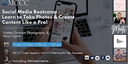 Copy of Social Media Bootcamp:  Create 30 days of content like a pro! primary image