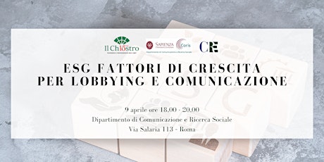 ESG fattori di crescita per lobbying  e comunicazione