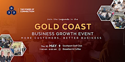 District32 Business Networking Gold Coast -  Legends - Thu 30 May primary image