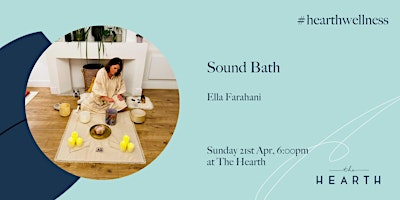 Imagem principal do evento Sound Bath with Ella Farahani