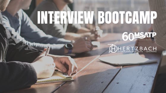 Interview Bootcamp For Tax & Accounting Job Seekers & Students