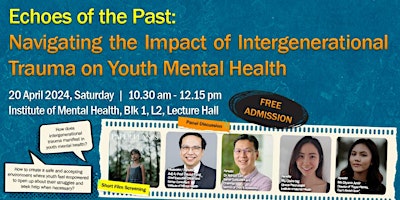 Impact of Intergenerational Trauma on Youth Mental Health primary image