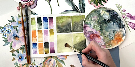 Primaire afbeelding van Watercolours for beginners