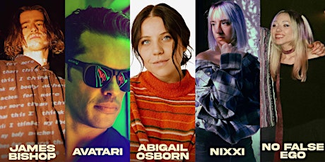 Imagem principal do evento Abigail Osborn, Avatari, nixxi, James Bishop, No False Ego