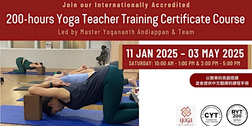 Imagen principal de 200-hours Yoga Teacher Training Certificate Course