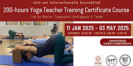 200-hours Yoga Teacher Training Certificate Course