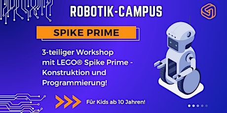 FabLabKids: RobotikCampus - LEGO Spike Prime, 3-tägig