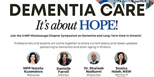 Dementia Care - It's about HOPE!  primärbild