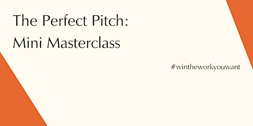 Hauptbild für The Perfect Pitch: Mini Masterclass