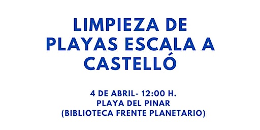 Imagem principal do evento Limpieza de playas Fundación Azul Marino - Escala a Castelló