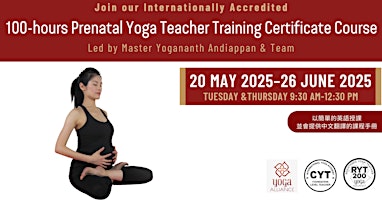Hauptbild für 100-hours Prenatal Yoga Teacher Training Certificate Course