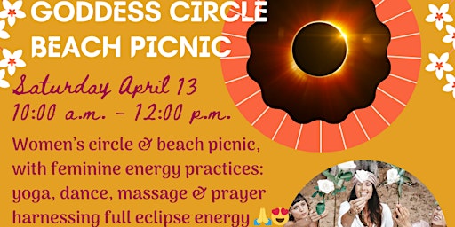 Primaire afbeelding van Free Goddess Beach Picnic Harnessing Eclipse Energy