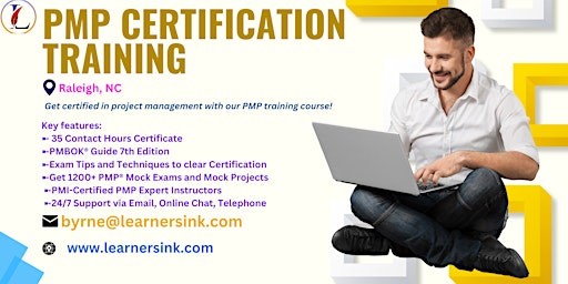 PMP Exam Preparation Training Classroom Course in Raleigh, NC primary image