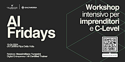 Hauptbild für "AI Fridays: Workshop intensivo per imprenditori e C-Level"