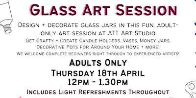 Primaire afbeelding van Glass Jar Art Session - Adults Only