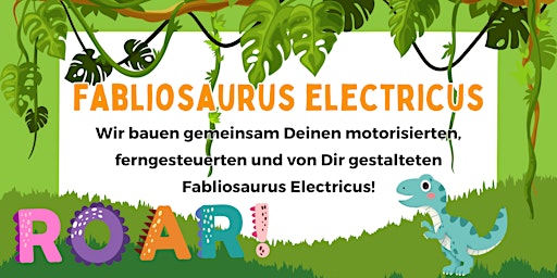 Imagem principal do evento FabLabKids: Fabliosaurus Electricus