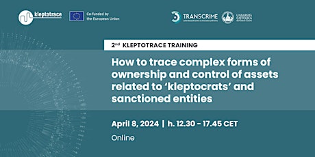 KLEPTOTRACE Training for Public and Private Organisations