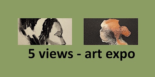 Hauptbild für 5 views - art expo, på Galleri Upsala 6-11 april 2024