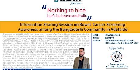 Bowel Cancer awareness program for Bengali speaking communities