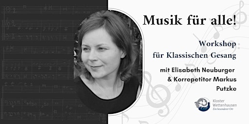 Imagem principal do evento Musik für alle! Workshop für Klassischen Gesang